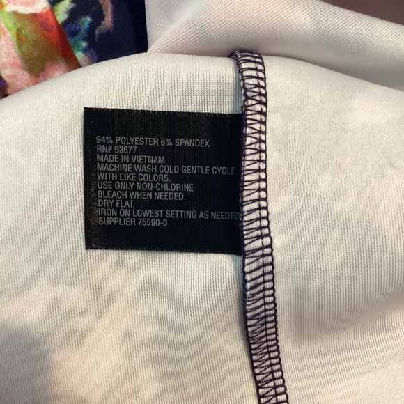 Worthington Floral Sheath Dress Size M Multicolor - Picture 7 of 7